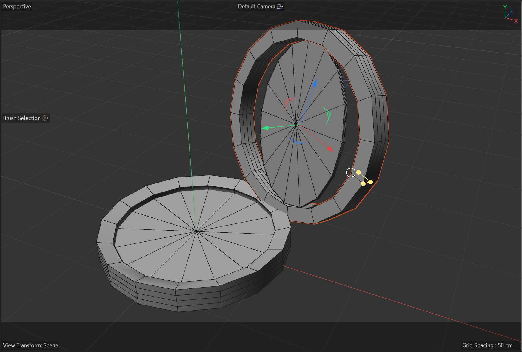 Then, using the same method and making continuous adjustments, I attached the blush lid.