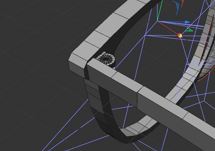 The model after adjustments.